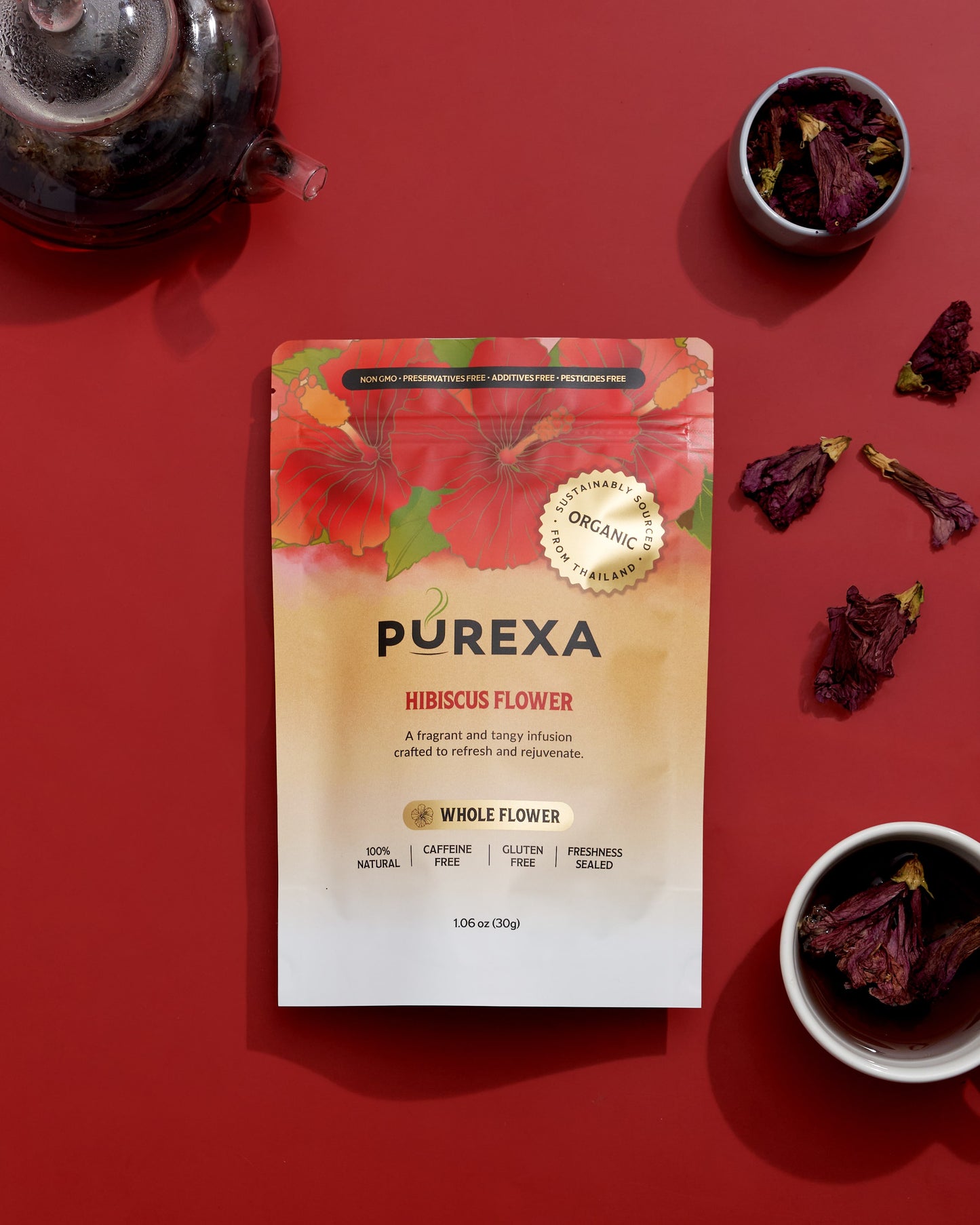ORGANIC ROSELLA (HIBISCUS) FLOWER TEA