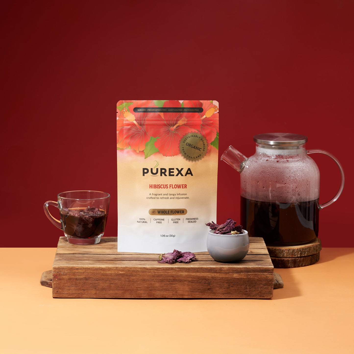 ORGANIC ROSELLA (HIBISCUS) FLOWER TEA