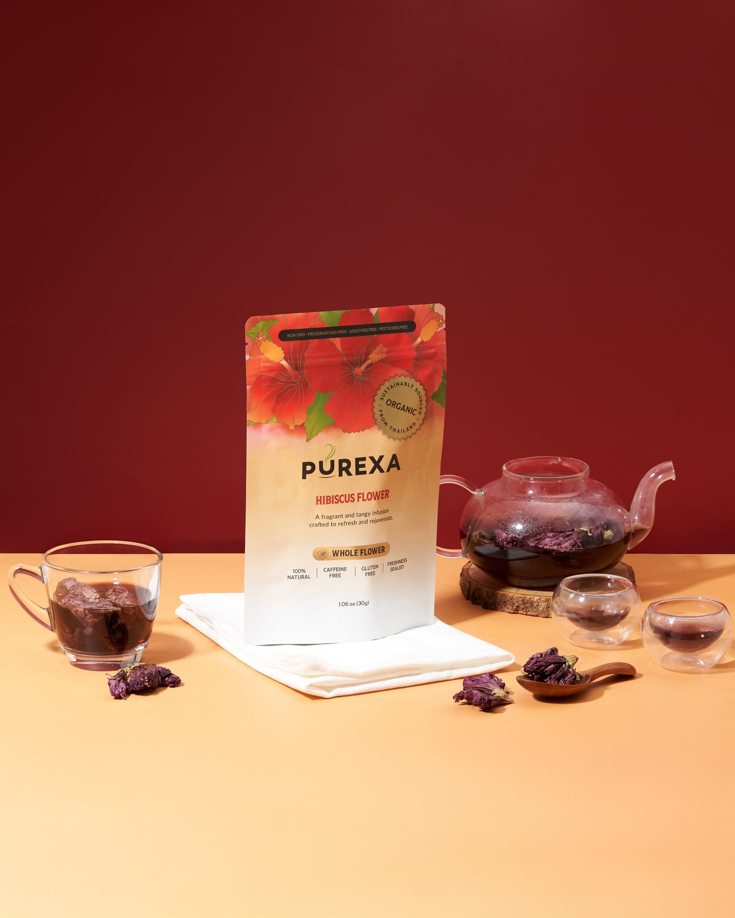 ORGANIC ROSELLA (HIBISCUS) FLOWER TEA