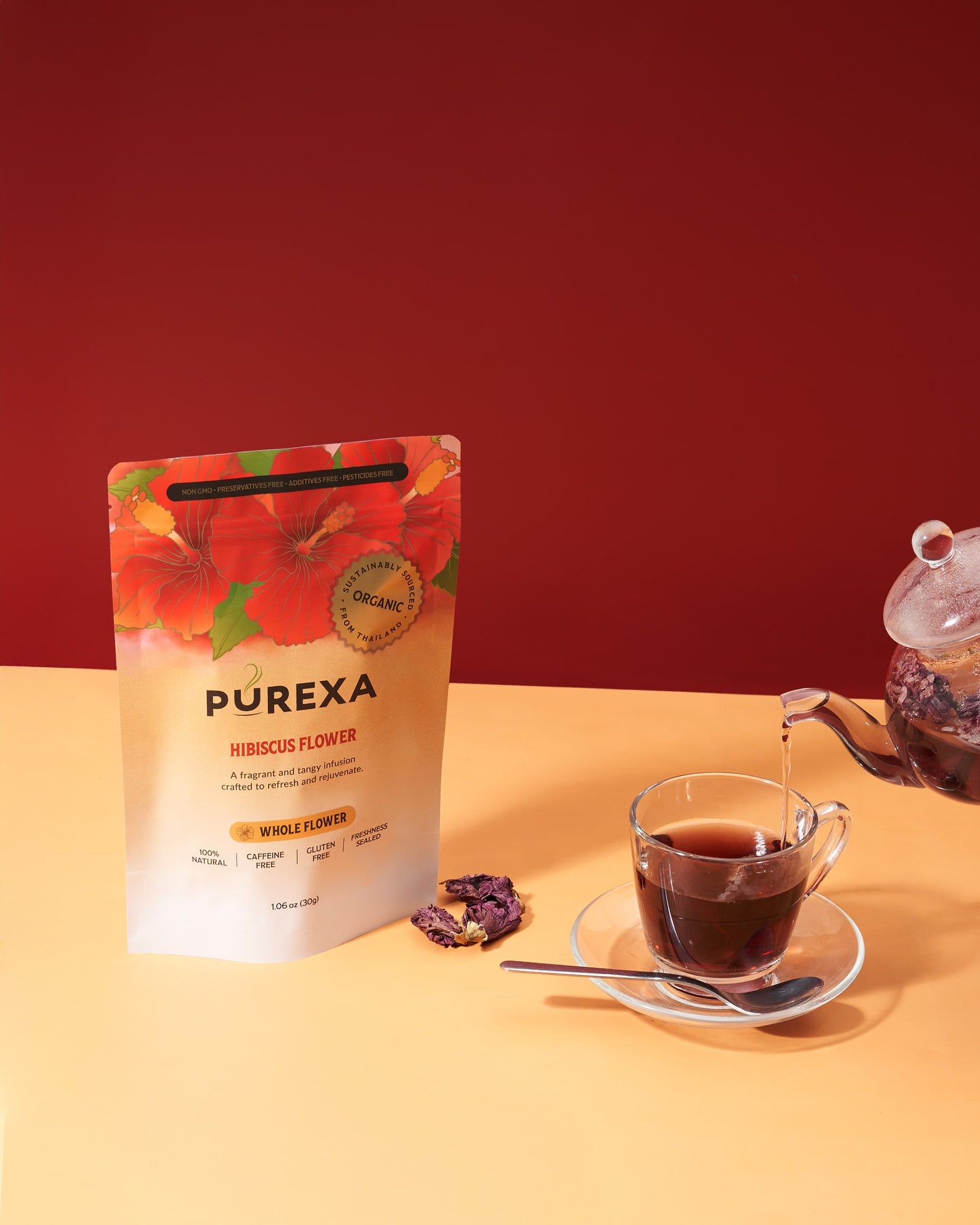 ORGANIC ROSELLA (HIBISCUS) FLOWER TEA