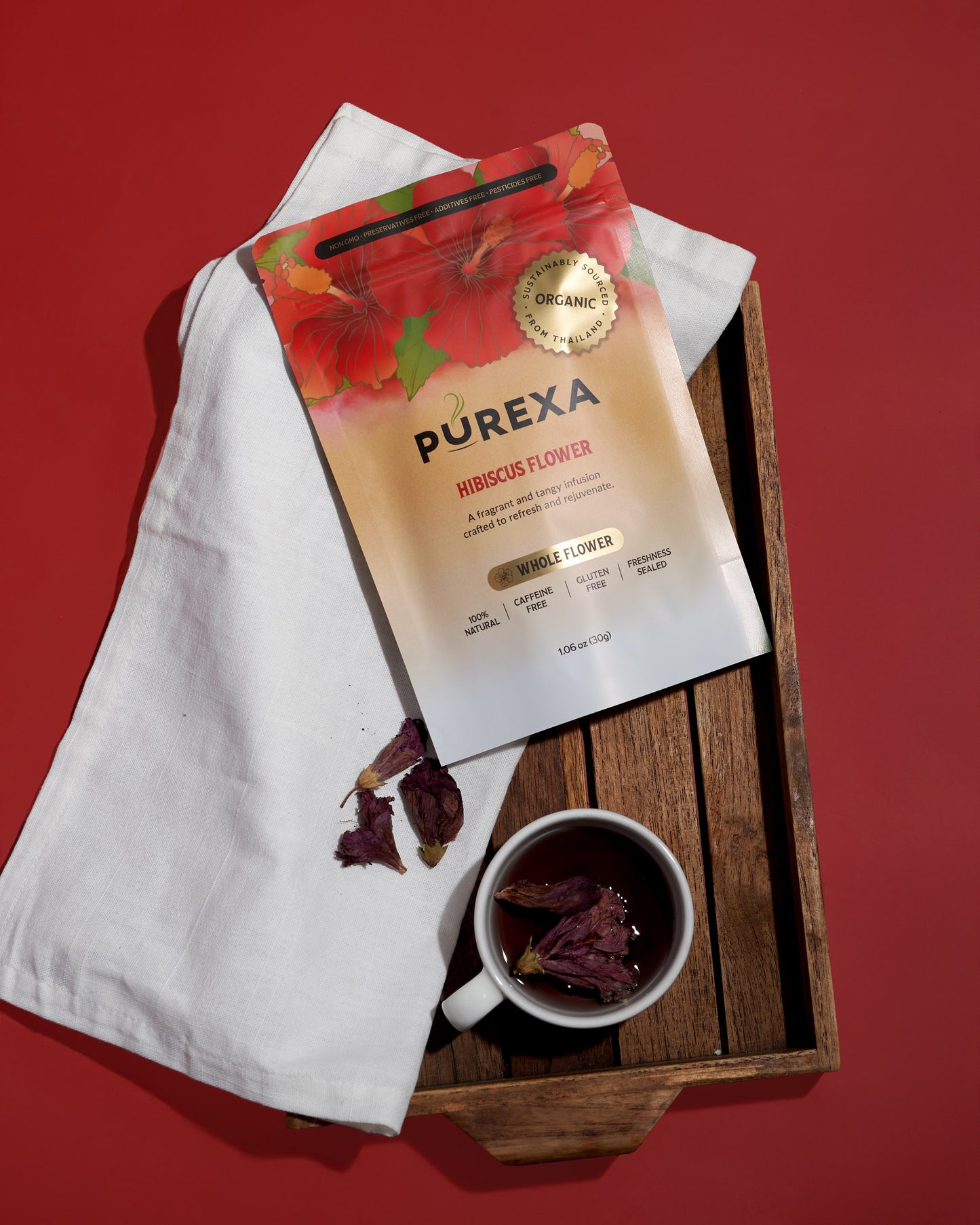 ORGANIC ROSELLA (HIBISCUS) FLOWER TEA