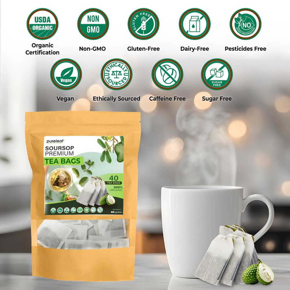 ORGANIC SOURSOP LEAVES TEA BAGS