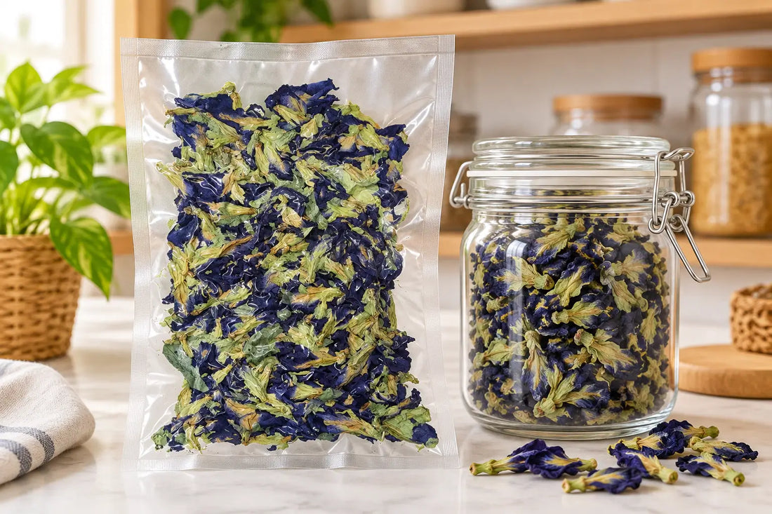 How to Store Dried Butterfly Pea Flowers for Fresh-Tasting Tea