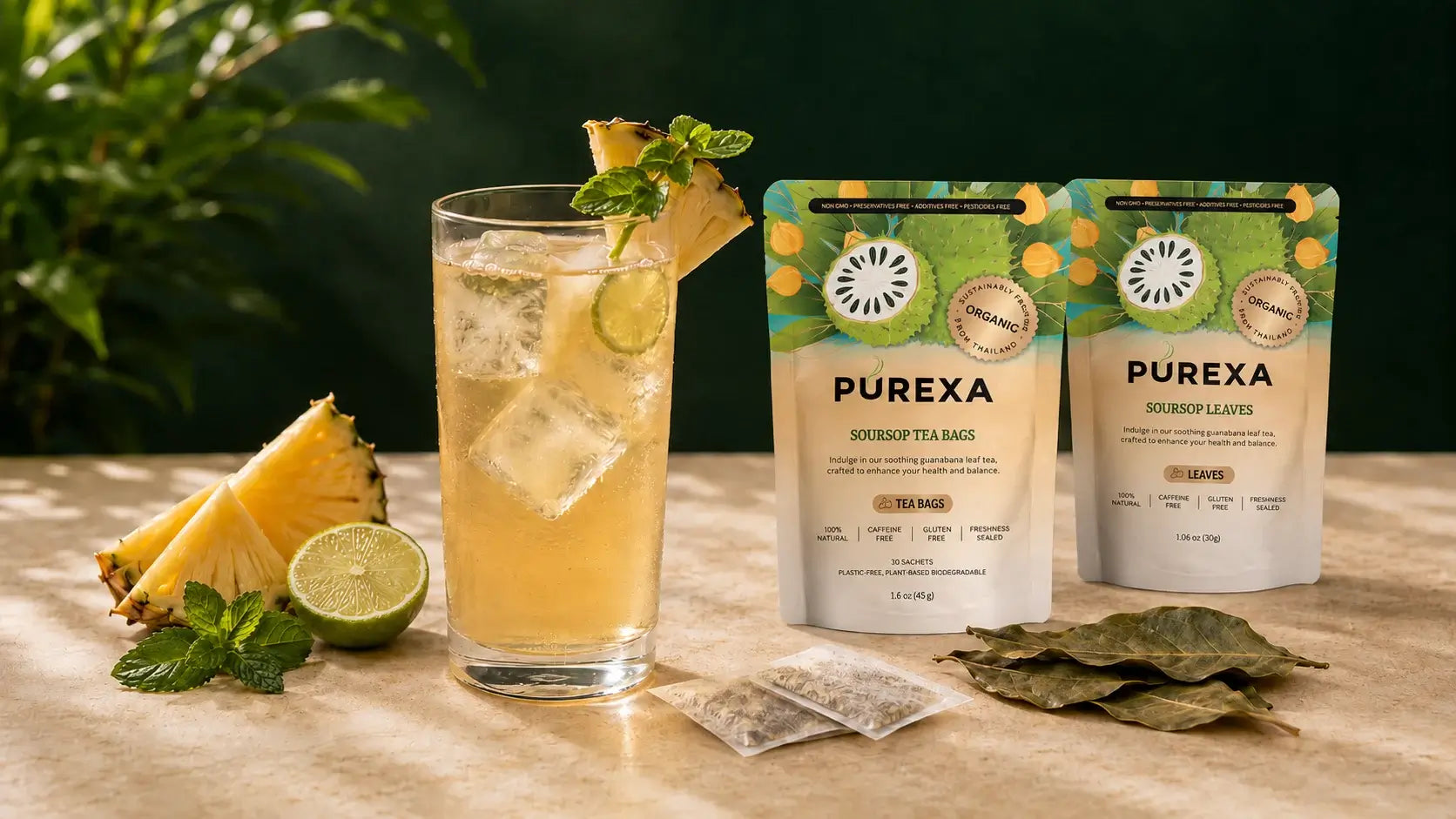 Iced Soursop Tea Recipe: A Refreshing Caffeine-Free Herbal Drink