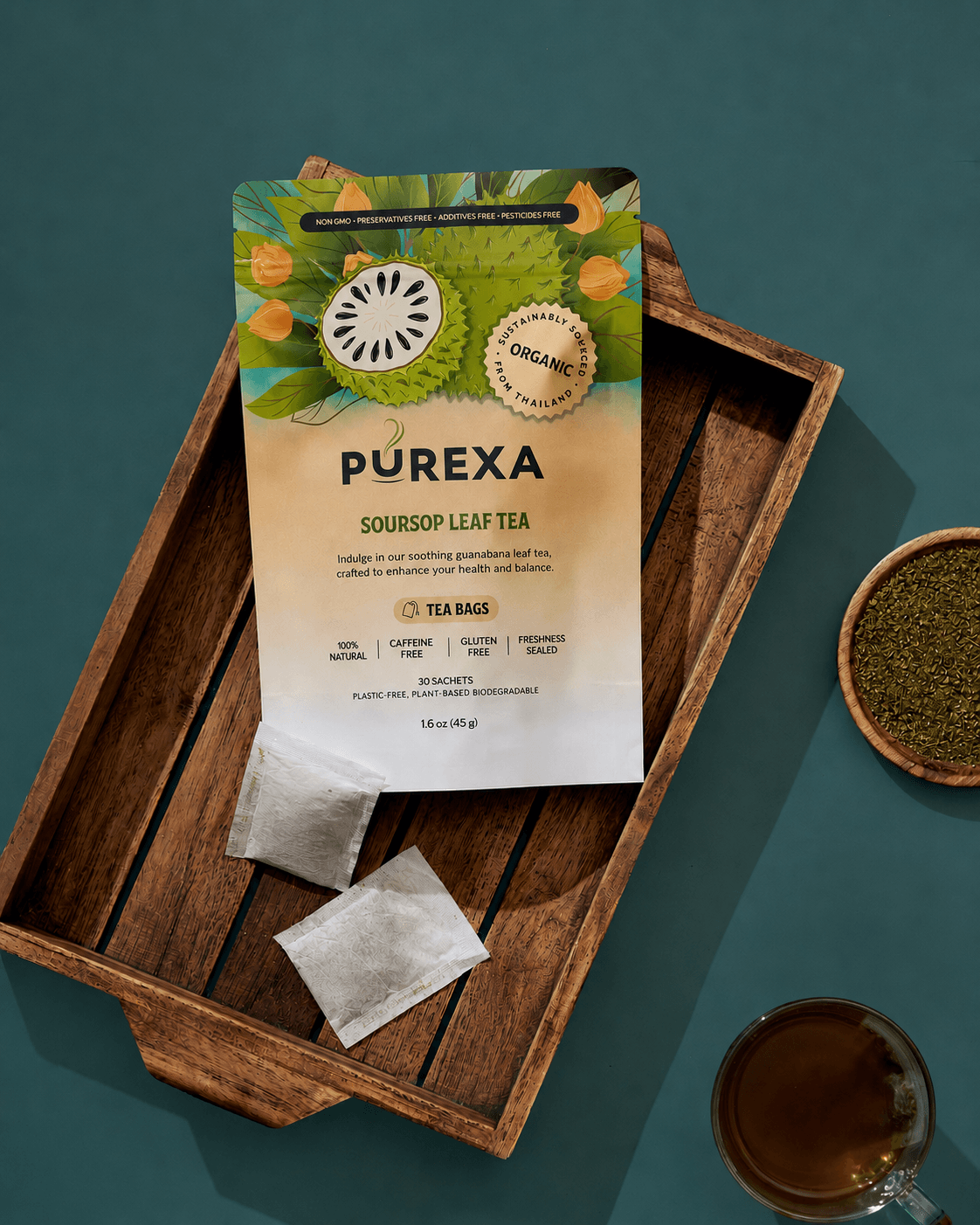 Organic Soursop Leaves Tea Bags